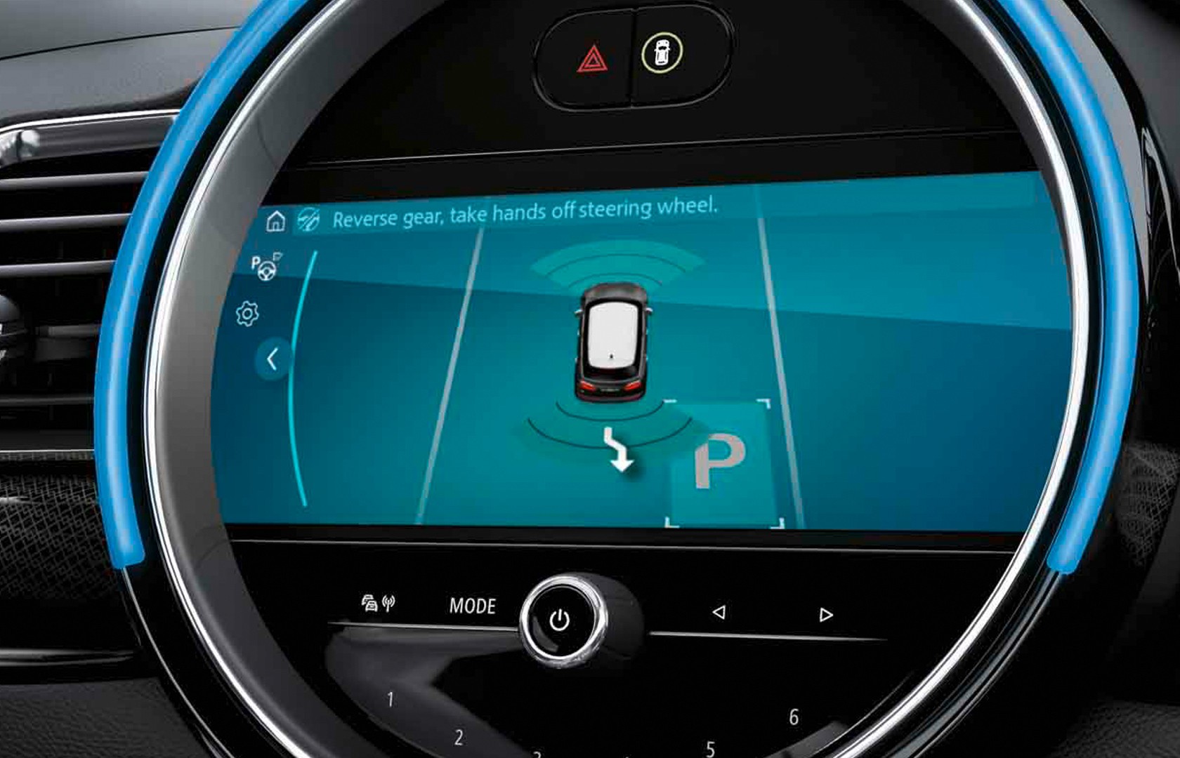 Parking Assist operation screen.